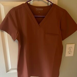 Mandala one pocket scrub top